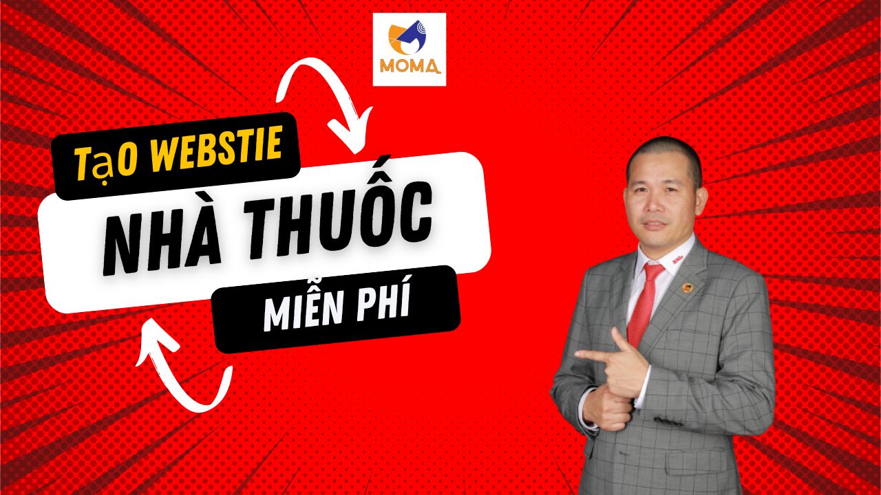 2 phút Tạo website miễn phí dành cho nhà thuốc, quầy thuốc online