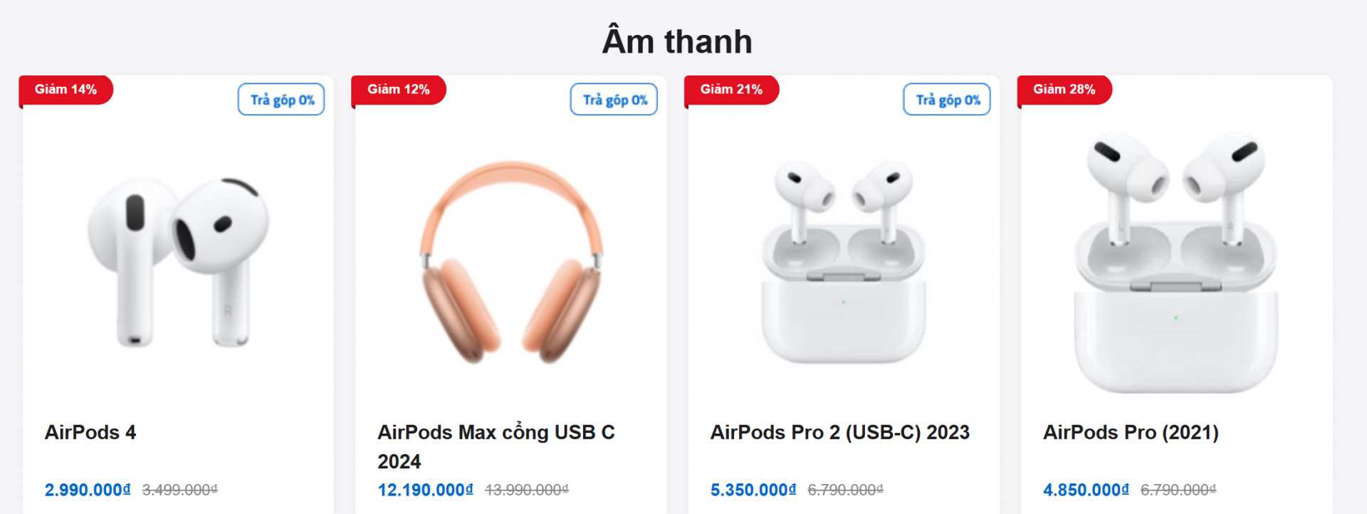 Sản phẩm âm thanh