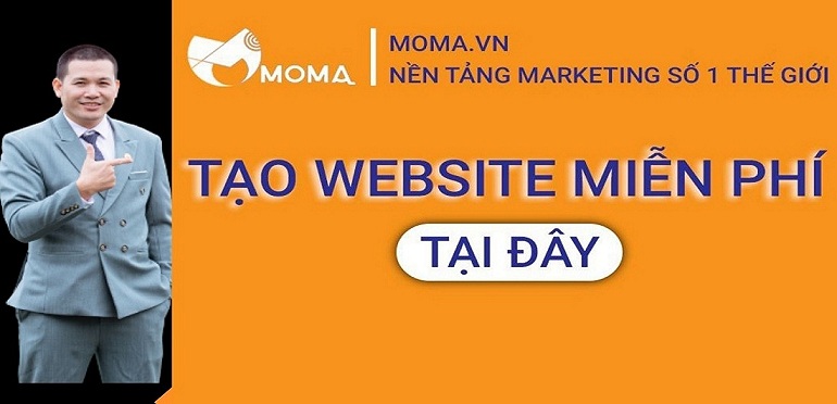 Moma.vn Nền tảng tạo website marketing miễn phí chỉ với 2 phút có ngay website miễn phí trọn đời