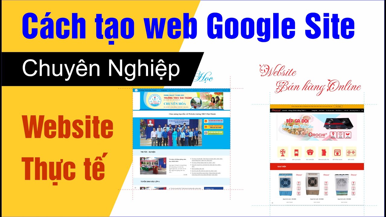 Cách dùng Google Sites tạo, thiết kế trang web miễn phí, nhanh chóng
